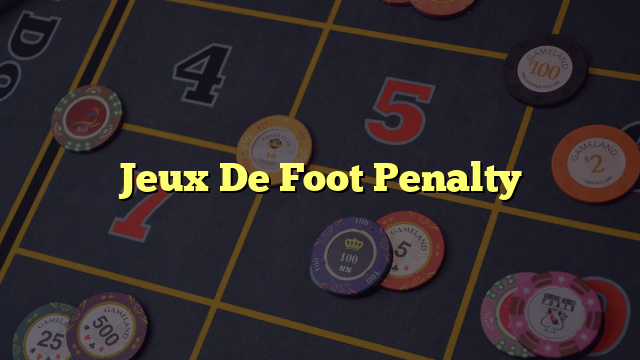 Jeux De Foot Penalty