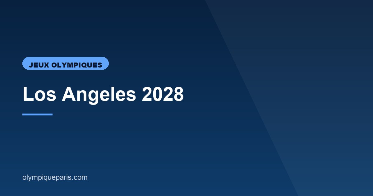 Illustration de l'article consacré aux JO 2028