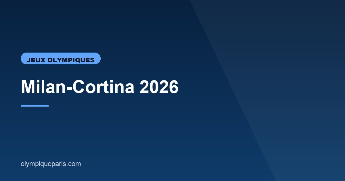 Illustration de l'article consacré aux JO 2026