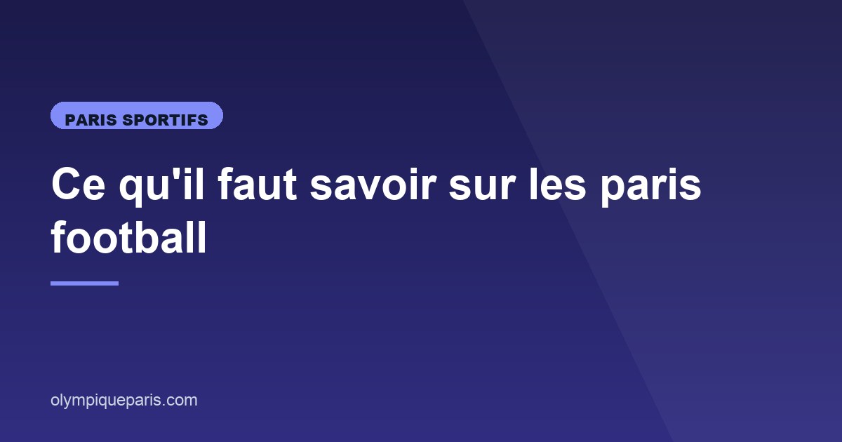 Illustration de l'article consacré aux paris football